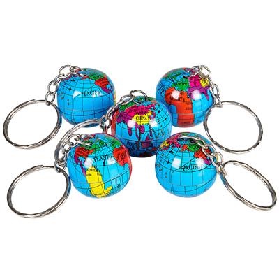 1" Globe Key Chain (case of 2400)