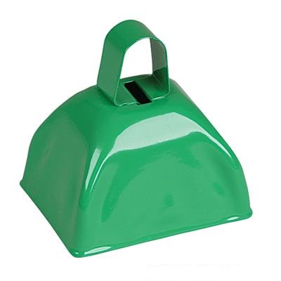 3" Green Metal Cow Bell (case of 144)