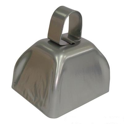3" Metallic Silver Cow Bell (case of 144)