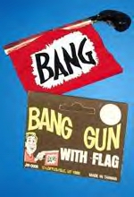 Bang Flag Gun jokes and novelties