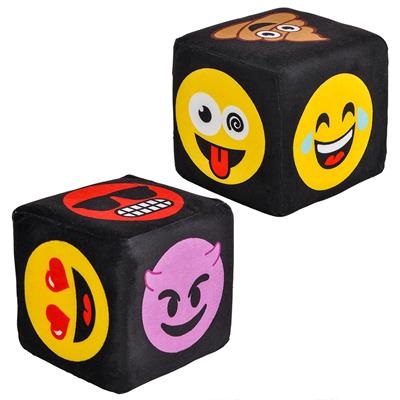 6\" x 6\" Emoticon Assorted Qubz (case of 48)