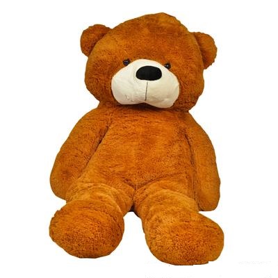 63\" Jumbo Brown Plush Teddy Bear (case of 1)