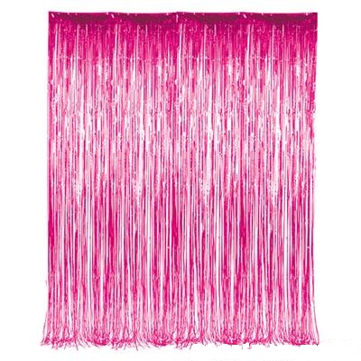 36"x 96" Pink Foil Curtains (case of 48)