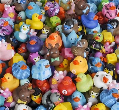 2" Assorted Rubber Ducks (case of 500)