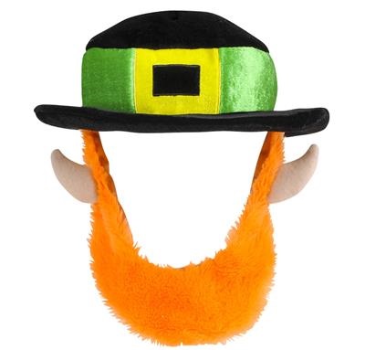 Leprechaun Hat with Beard (case of 24)