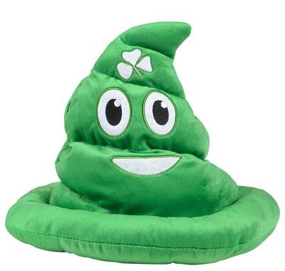 St Patricks Day Emoticon Poop Hat (case of 24)