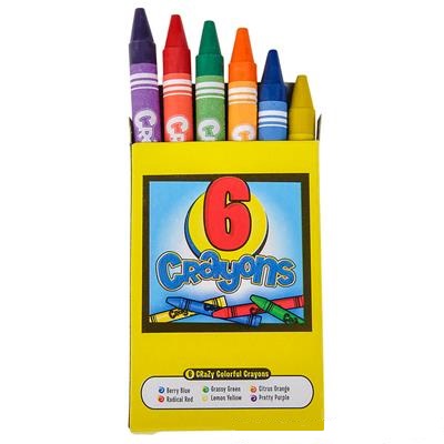 6 Pc Crayons (case of 720)