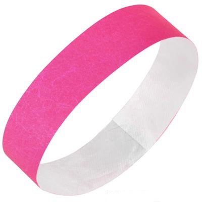 Hot Pink Wrist Tickets - Case of 1000