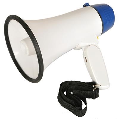 8" Battery Operated Megaphone (case of 12)