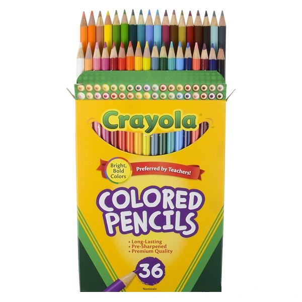 Crayola Long Colored Pencils 36pc (case of 36)