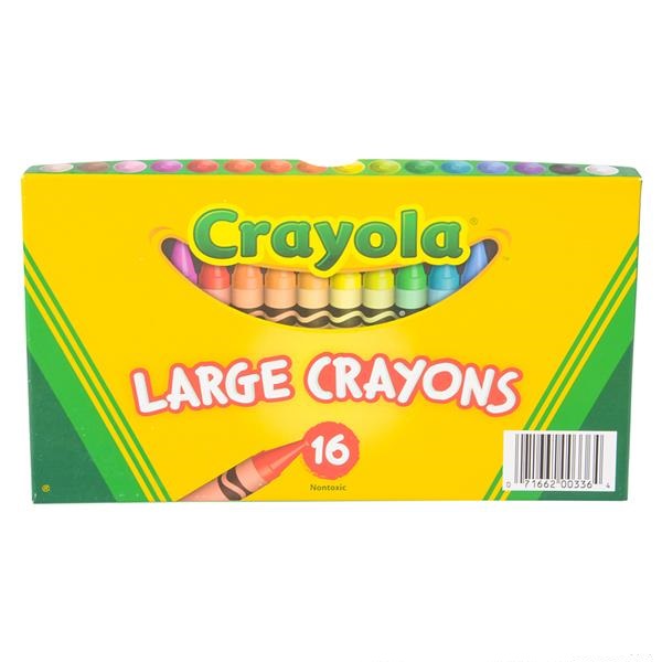 Crayola Large Lift Lid Box 16pc (case of 72)