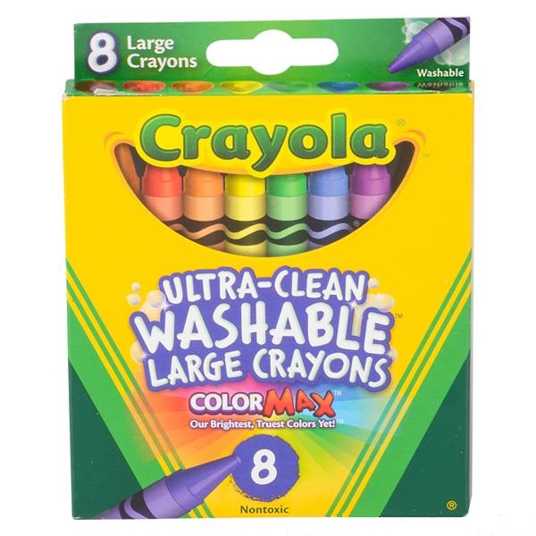 Crayola Ultra Clean Washable Large 8pc (case of 24)
