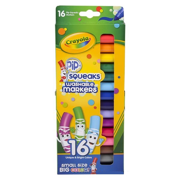 Crayola Washable Pip Squeaks 16pc (case of 24)