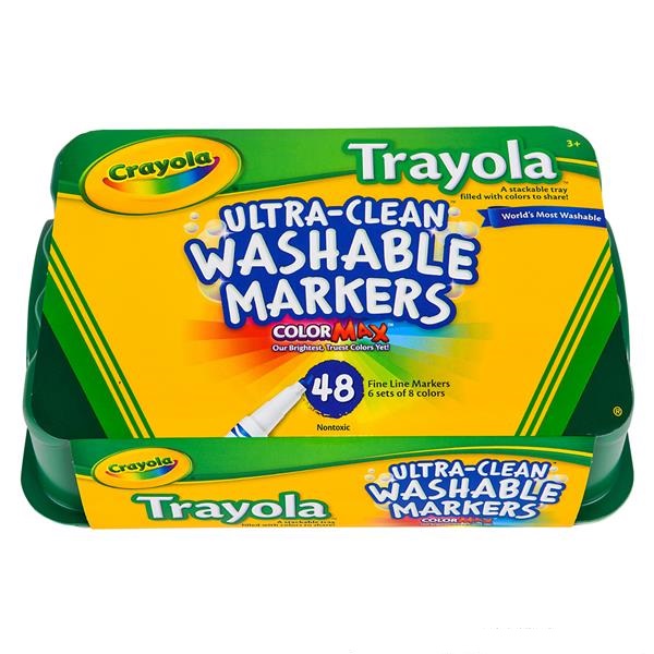 Crayola Markers Trayola Fine Line 48pc (case of 6)