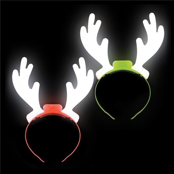 10\" Light Up Holiday Reindeer Antlers -Caes of 60