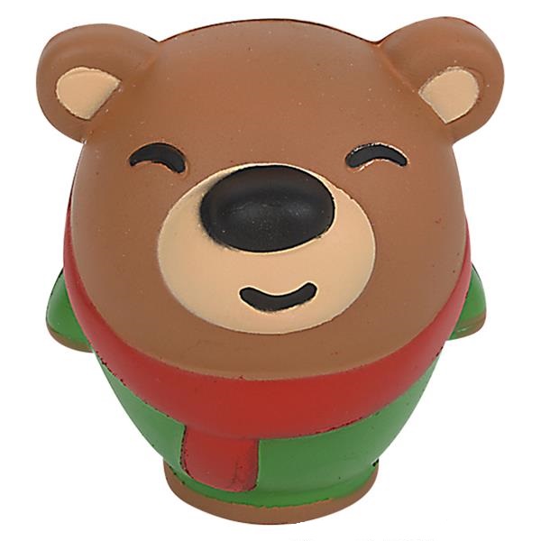 4" Squish Holiday Bear (case of 60)