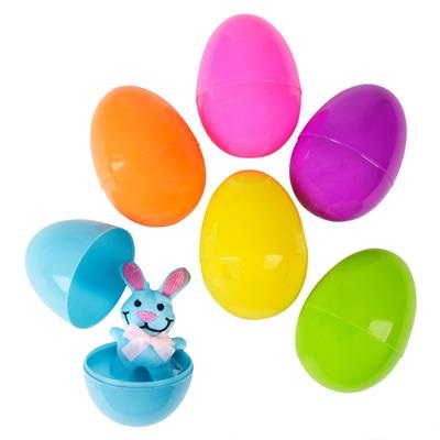 Plush Bunny Filled Plastic Eggs (case of 360)