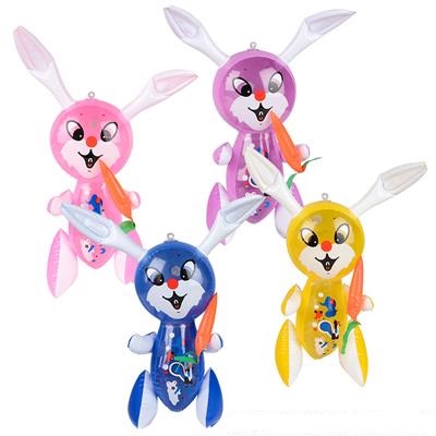 17" RABBIT WITH CARROT INFLATE (case of 288)