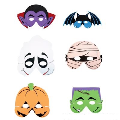 7\" Halloween Foam Masks (case of 432)