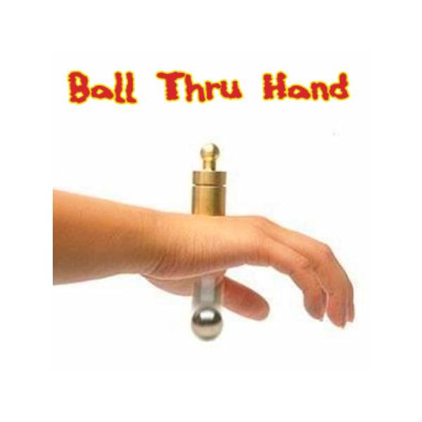 Ball Thru Hand Close Up Magic (watch video)