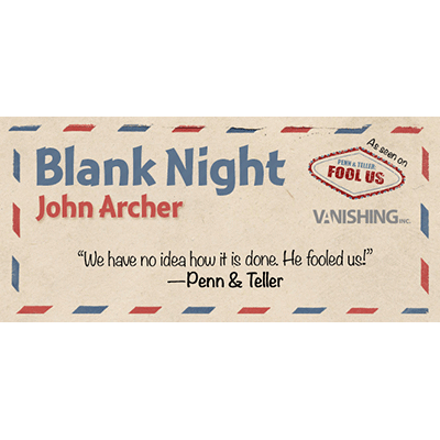 Blank Night Yellow by John Archer (watch video)