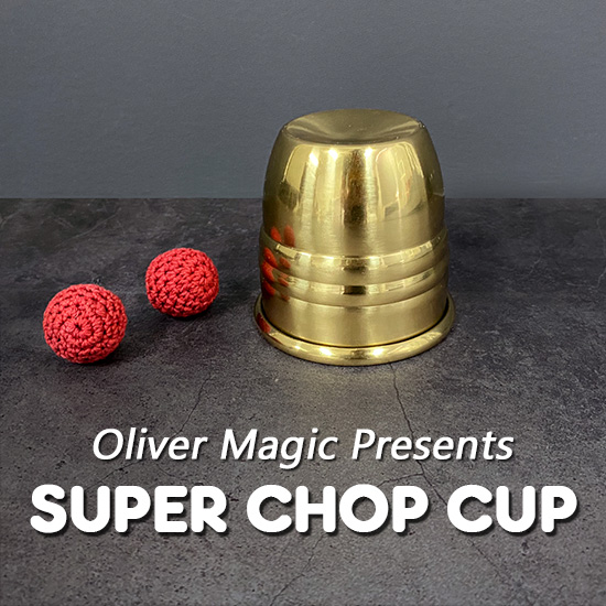 Super Chop Cup Brass by Oliver Magic (watch video)