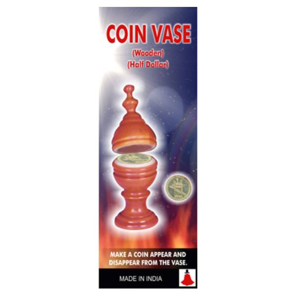 Coin Vase Wooden