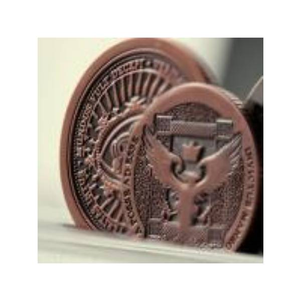 Artifact Manipulation Coin Copper Half Dollar Size (watch vide