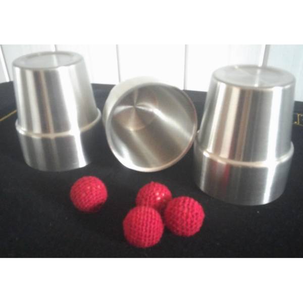 Stainless Steel  Cups and Balls - Large (watch video)