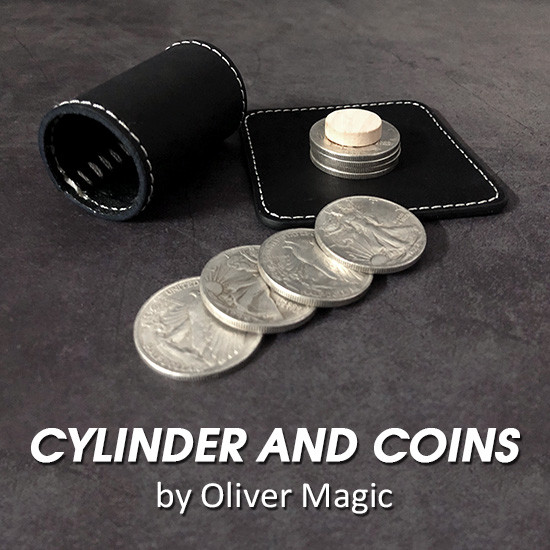 Cylinder and Coins by Oliver Magic (watch video)