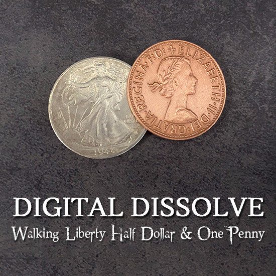 Digital Dissolve - Walking Liberty Half Dollar (watch video)