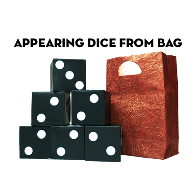 Appearing Dice From Bag by Premium Magic