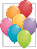 5 inch Round Festive Assorted Ballons
