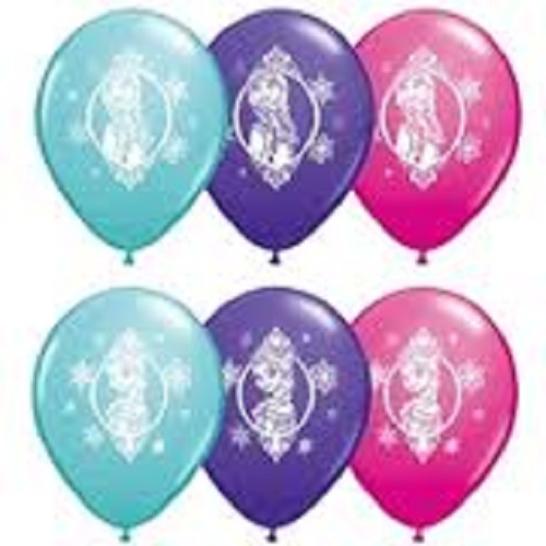 11 Inch Round Frozen Special Assortment Balloons 25ct