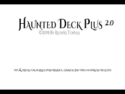 Haunted Deck Plus 2.0 (Complete) by Antwan Towner (watch video) | Madhatter  Magic Shop
