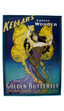 Kellar " The Golden Butterfly" Poster