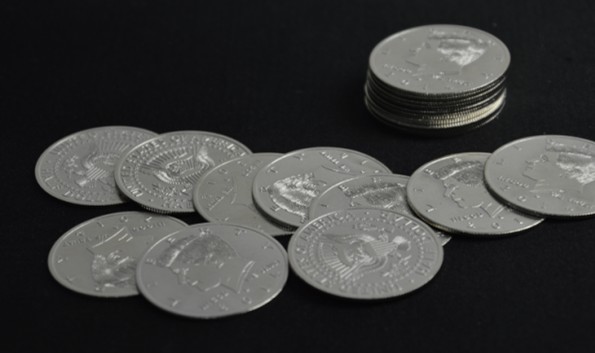 Palming Coins Thin Half Dollar (Set of 10)
