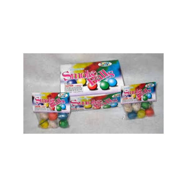 Colored Smoke Balls Case (1440 smoke balls) Wholesale