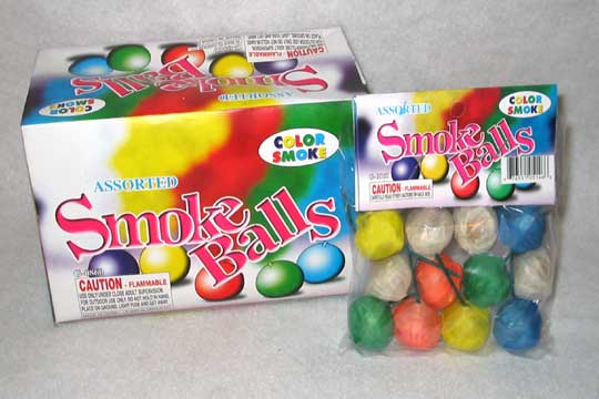 Colored Smoke Balls (Bag of 12)