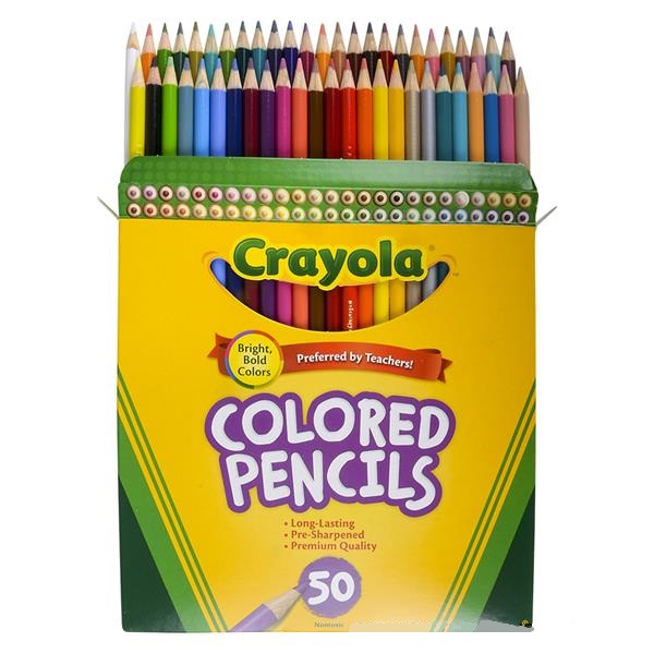 Crayola Colored Pencils 50pc (case of 12)