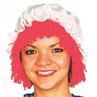 RAGGEDY ANN WIG WITH HAT