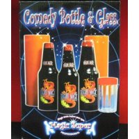 COMEDY (Passe Passe) BOTTLE and GLASS