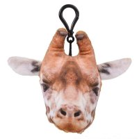 4" Giraffe Backpack Clip with Sound (case of 60)