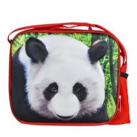 8" 3D Foam Panda Lunch Bag (case of 24)