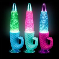 13" Mermaid Tail Glitter Lamp (case of 6)
