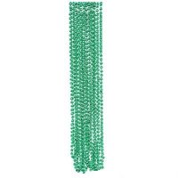 33" 7mm Metallic Green Beads (case of 432)