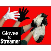 Black and White Gloves to Streamer