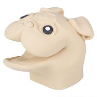 4" Pug Rubber Hand Puppet (case of 72)