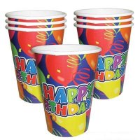 9 oz Happy Birthday Cups (case of 1500)