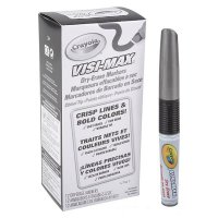 Crayola Dry Erase Visi Max Black Markers 12pc (case of 6)
